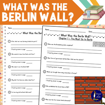 Preview of What Was the Berlin Wall? by Nico Medina Questions