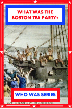 Preview of What Was the BOSTON TEA PARTY?     Kathleen Krull (Who HQ) SUPER WORKSHEETS