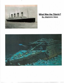 Preview of What Was the Titanic? Comprehension Questions & Activities
