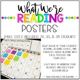 What We're Reading Posters | Monitor Students' Reading
