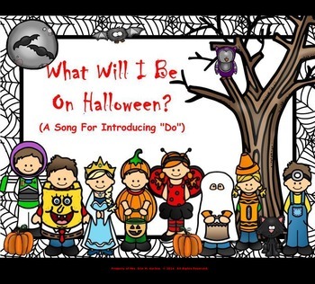 Preview of What Will I Be On Halloween? - Presenting "Do" - (PPT Edition)