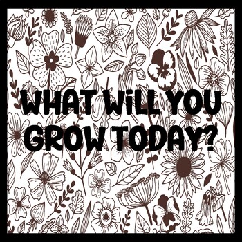 What Will You Grow Today? 2 Spring Hallway Displays, 3 by 3 feet Spring Art