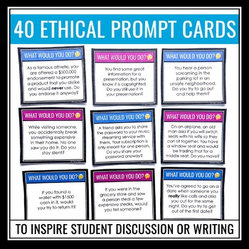 would discussion activity ethical dilemmas preview activities cards