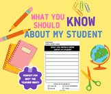What You Should Know About My Student