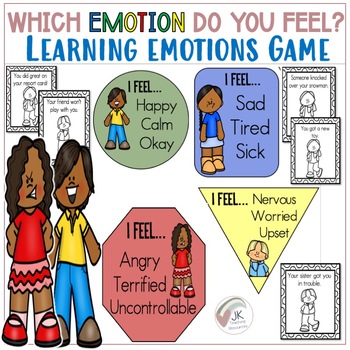 Social Emotional Learning Game| Social Skills Activity| Feelings ...