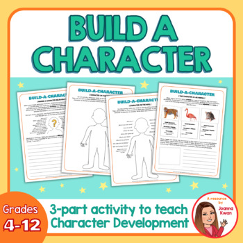 Preview of What a Character! Build-a-Character Devising Activity Pack