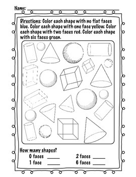 What Am I Name That Shape 2d And 3d Shapes Review Activities Tpt