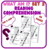 What am i? Reading comprehension for k and 1 with  colorin