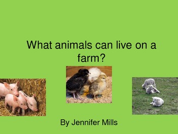 Preview of Farm animals book