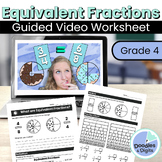 What are Equivalent Fractions - Math Video Worksheets for Grade 4
