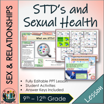 Preview of What are STD's STI's  - Sex and Relationships Lesson