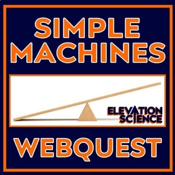 Preview of Simple Machines Activity Webquest with Google Doc Version