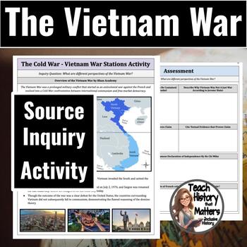 Preview of What are different perspectives of the Vietnam War? Stations Inquiry Activity