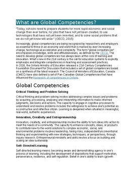 Preview of What are global competencies?