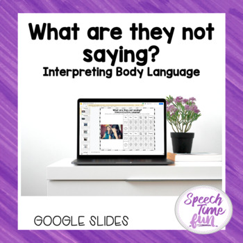 Preview of What are they not saying? Interpreting body language google slides