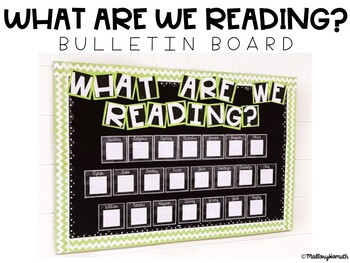 Preview of What are we reading? Bulletin Board (editable)
