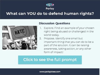 Preview of What can YOU do to defend human rights?