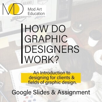 Preview of What do Graphic Designers Do? Areas of Graphic Design - Slides & Assignment