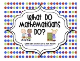 What do mathematicians do?