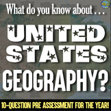 What do you know about . . . United States Geography? 20 Q