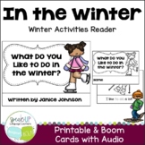 Winter Sports and Activities Reader Printable & Boom Cards