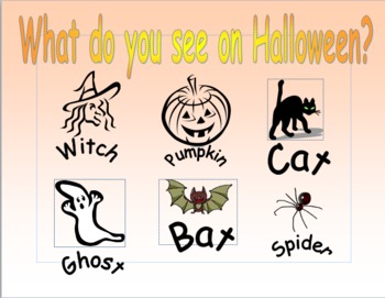Preview of What do you see on Halloween!