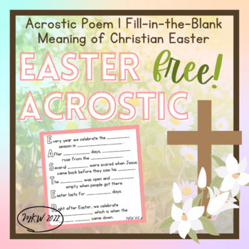 Easter Coding Worksheets Christian Cross Religious Picture 