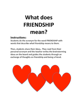wfm - the basics  what friendship means