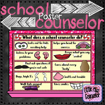 Preview of What does a School Counselor Do? Potato Poster