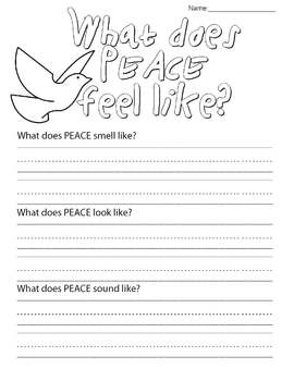 What does peace feel like