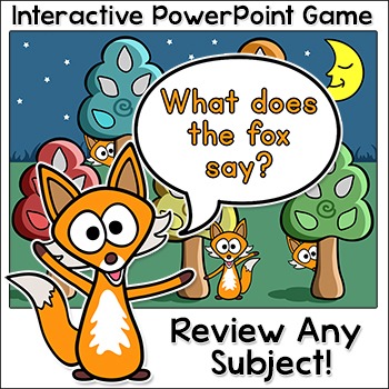 Preview of No Prep Language or Math Review Game for any Grade - PowerPoint Format