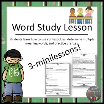 Preview of Word Study