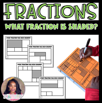 Preview of What fraction is shaded? Center/Station/Small Group Warm Up