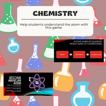 Preview of Atoms, Elements and Compound Activity Game Powerpoint Template