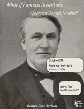 Preview of What if Famous Inventors Were on Social Media? (with Easel Activity)