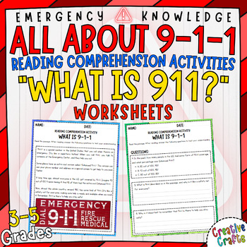Preview of Reading Comprehension Passage: What's 911? Emergency knowledge & risk management