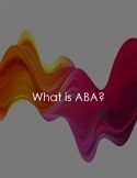 What is ABA? Handout for parent and staff training pdf -au