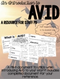 What is AVID? Staff PD and Companion Resource!