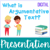 What is Argumentative Text? Presentation Google Slides