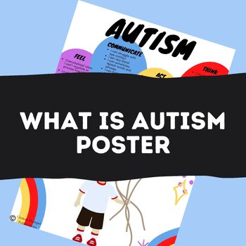 Preview of Autism Awareness Poster - What is Autism - Autism Education and Inclusion