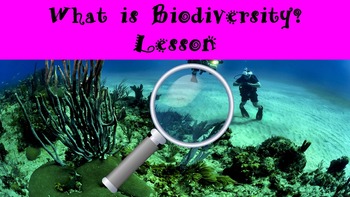 Preview of What is Biodiversity? Power Point Presentation with Worksheet