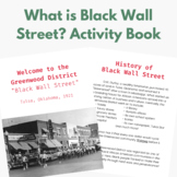 What is Black Wall Street? Activity Booklet