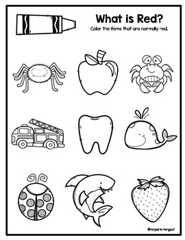What is... Color Worksheets by Harper's Hangout | TPT