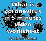 What is Coronavirus in 5 minutes video worksheet (Covid-19)