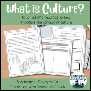 Preview of What is Culture? - Culture Introduction Activities
