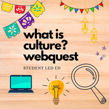 Preview of What is Culture? WebQuest!