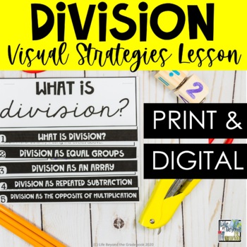 Preview of Division Worksheets | Division Visual Strategies | Division Word Problems