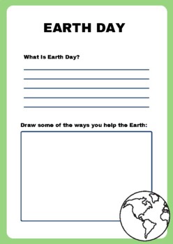 Preview of What is Earth Day Writing Prompt
