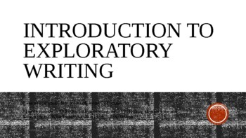 Preview of What is Exploratory Writing?