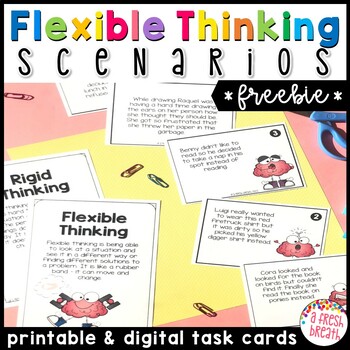 Preview of What is Flexible Thinking Scenarios Freebie